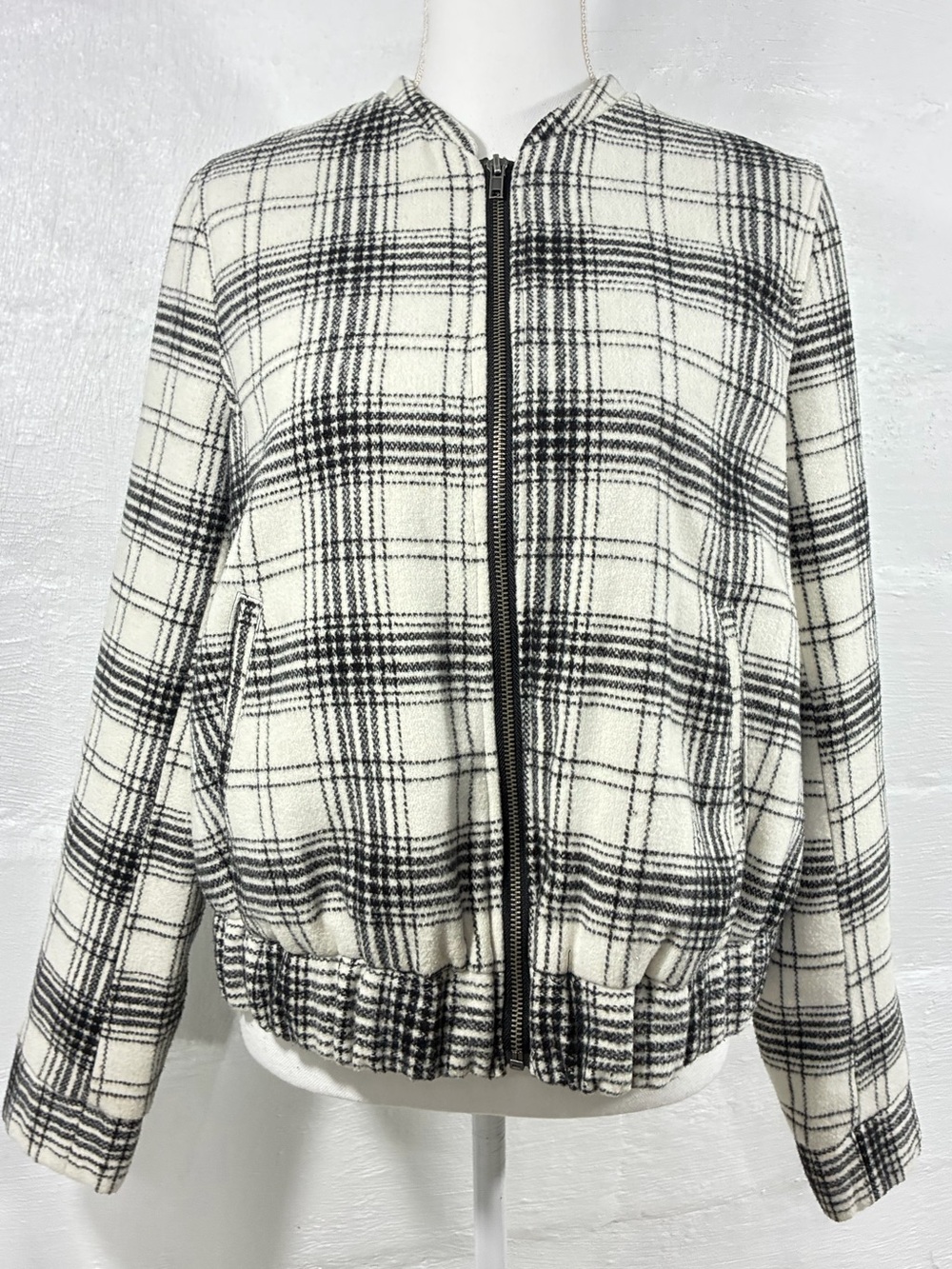 JACK PLAID BOMBER JACKET